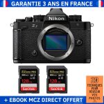Nikon zf + 2 sandisk 128gb extreme pro uhs - ii sdxc 300 mb / s + ebook '20 techniques pour r�ussir vos ...
