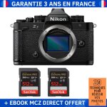 Nikon zf + 2 sandisk 512gb extreme pro uhs - ii sdxc 300 mb / s + ebook '20 techniques pour r�ussir vos ...