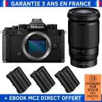 Nikon zf + 28 - 400mm f / 4 - 8 vr + 3 nikon en - el15c + ebook '20 techniques pour r�ussir vos photos' ...