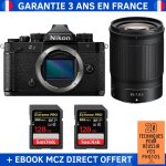 Nikon zf + 85mm f / 1. 8 s + 2 sandisk 128gb extreme pro uhs - ii sdxc 300 mb / s + ebook '20 techniques ...