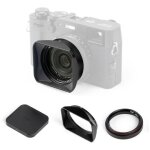 Nisi nim - x100 - uv49hoodcap - blk adaptateur d'objectifs d'appareil photo
