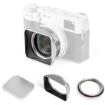 Nisi nim - x100 - uv49hoodcap - sil adaptateur d'objectifs d'appareil photo