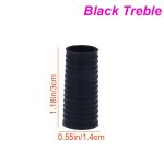 Noir 1 - manchon en caoutchouc pour saxophone alto, anneau en silicone au lieu de lige, coude de cou, ...