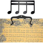 (noir)2 pack metal sheet music clips, music stand clip sheet music clip music note clip book page holder ... (noir)2 pack metal sheet music clips, music stand clip sheet music clip music note clip book page holder ...
