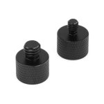 Le noir - adaptateur mtallique, 2 pices, filetage 5 / 8  1 / 4 + 5 / 8  3 / 8, trpied adaptateur ...
