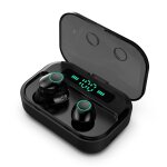 Le noir - ecouteurs sans fil bluetooth 5. 0 tws, 1 paire, mini oreillettes mains libres, st�r�o