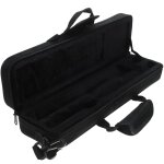 Noir - tout pour flte itude, etui de transport, support de rangement, grill oxford