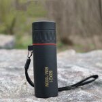 Le noir jumelles de poche portables, mini monoculaires ? fort grossissement, haute d?finition, faible ...