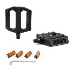 Noir - kore pdale ultralgre coordonnante en nylon pour vlo de route, avec manche en acier au molybdne ...