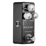 Noir rat distortion mini guitare pédale d'effet pièces et accessoires pour Noir rat distortion mini guitare pédale d'effet pièces et accessoires pour