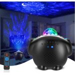(noir) sky star projector, projecteur de lumi�re led dynamique 4 en 1, 32 effets de projection, galaxy ...