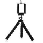 Le noir - trpied de poulpe en ponge flexible pour iphone, samsung, xiaomi, huawei, smartphone, gopro ...