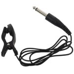 Noir universal guitare acoustique clip on pickup microphone de contact piezo Noir universal guitare acoustique clip on pickup microphone de contact piezo