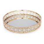 Nordic vintage creux sculpté verre miroir plateau dessert fruits bijoux affichage stand décoratif 23 ... Nordic vintage creux sculpté verre miroir plateau dessert fruits bijoux affichage stand décoratif 23 ...