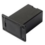 Tout nouveau 1 pièce 9v batterie noir stand boîte boîte boîte couverture guitare basse micro (pas de ... Tout nouveau 1 pièce 9v batterie noir stand boîte boîte boîte couverture guitare basse micro (pas de ...