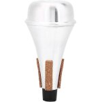 Nouveau, adapté trompette muet, alliage d'aluminium & bande de liège trompette pratique cornet droit ... Nouveau, adapté trompette muet, alliage d'aluminium & bande de liège trompette pratique cornet droit ...