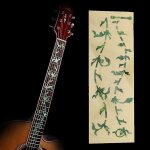 Nouveau arbre de vie guitare acoustique guitare incrustation autocollant touche marqueur autocollant ...