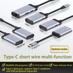 Nouveau convertisseur 4k usb type c connecteur mâle vers vga / dp / rj45 / mini dp / hdmi, adaptateur ... Nouveau convertisseur 4k usb type c connecteur mâle vers vga / dp / rj45 / mini dp / hdmi, adaptateur ...