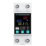 Nouveau disjoncteur intelligent wifi tuya 1p 1 - 63a avec affichage led et mesure de puissance smart ...