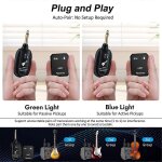 Nouveau système de guitare sans fil a88t guitare electrique pickup audio emetteur récepteur pour guitare ... Nouveau système de guitare sans fil a88t guitare electrique pickup audio emetteur récepteur pour guitare ...