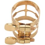 Nouvelle ligature en mtal sculpt alto sax clarinette ligature ligature clip pour saxophone alto