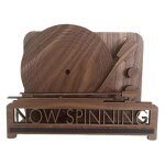 Now spinning album stand multifonctionnel album album collection support pour enfants, marron