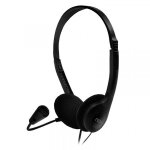 Nox voice one casque avec fil arceau appels / musique noir