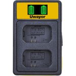 Np - fw50 kit de chargeur usb double fente pour appareil photo sony a6000 a6500 a6400 a6300 a5000 a5100 ...