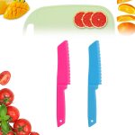 Oayew - couteau enfant, couteau cuisine enfant, kiddy cutter, couteau plastique, couteau en plastique, ...