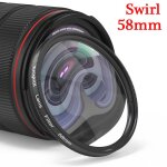 Objectif prisme 58mm, trou noir tourbillon, accessoires de photographie spciaux, filtre uv d'objectif ...