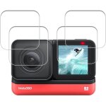 Objectif protection ecran pour insta360 one rs / one r verre tremp�, 4k vitre protecteurs et lentille ...