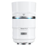 Objectif sirui sniper 75mm f1. 2 autofocus tlobjectif aps - c pour sony e - mount - blanc, 75as12e ...