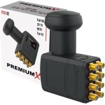 Premiumx octo lnb 8 sorties pour 8 utilisateur - tte universelle pour parabole - convertisseur de signal ...
