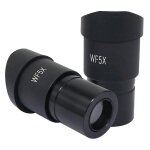 Oculaire de microscope grand angle wf5x, taille de montage de lentille optique 30 mm, champ de vision ...