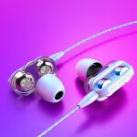 Olaf 3. 5mm hifi filaire casque quad core sport ecouteur double pilote basse stéréo casque in - ear musique ... Olaf 3. 5mm hifi filaire casque quad core sport ecouteur double pilote basse stéréo casque in - ear musique ...