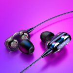 Olaf 3. 5mm hifi filaire casque quad core sport ecouteur double pilote basse stéréo casque in - ear musique ... Olaf 3. 5mm hifi filaire casque quad core sport ecouteur double pilote basse stéréo casque in - ear musique ...