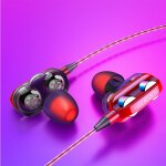 Olaf 3. 5mm hifi filaire casque quad core sport ecouteur double pilote basse stéréo casque in - ear musique ... Olaf 3. 5mm hifi filaire casque quad core sport ecouteur double pilote basse stéréo casque in - ear musique ...