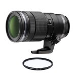 Olympus 40 - 150mm f2. 8 pro noir + hoya ux uv 72mm filter