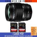 Olympus m. zuiko digital ed 45mm f / 1. 2 pro + 2 sandisk 64gb uhs - ii 300 mb / s + guide pdf mcz direct ...