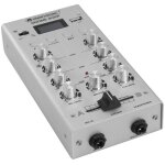 Omnitronic gnome - 202p mini table de mixage argent�e