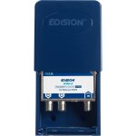 Oms - 2 r�partiteur de m�t d'ext�rieur d'antenne 2 sorties, compatible avec la antenne tnt, satellite, ...