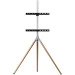 One for all tripod wm 7472 support pour tlviseur 65  chne, argent, gris
