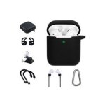 Onearz mobile gear kit accessoires 7 en 1 pour airpods 1 / 2 noir