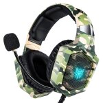 Onikuma - casque de jeu avec micro hd flexible, lumière rvb, son surround, casque filaire supra - auriculaire, ... Onikuma - casque de jeu avec micro hd flexible, lumière rvb, son surround, casque filaire supra - auriculaire, ...