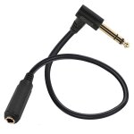 Openii câble d'extension à angle droit 6, 35 mâle vers femelle, 1 / 4 stéréo ts pour guitare, amplificateur, ... Openii câble d'extension à angle droit 6, 35 mâle vers femelle, 1 / 4 stéréo ts pour guitare, amplificateur, ...