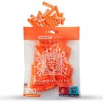 Oppn - 100 filtres a charbon actif Ø 6 mm tip size sunset edition avec des capuchons en fibres vgtaliennes ...