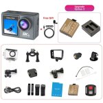 Ore - camra d'action ourlife mtr40 5k, cran tactile ips 2 pouces, zoom 5x, camra d'action 170 camra ...