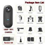 Ore - camra de sport de plein air dans le casque moto vlo sport mini tournage vlo action 4k camra ...