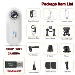 Ore - camra de sport de plein air dans le casque moto vlo sport mini tournage vlo action 4k camra ...