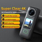 Ore - camra de sport wifi 4k, objectif grand angle 150 , cran tactile 1. 4  , anti - tremblement, tanche ...